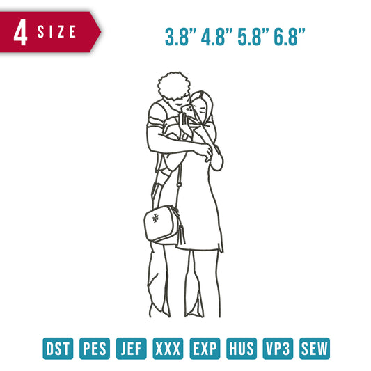 Huge Couple outline