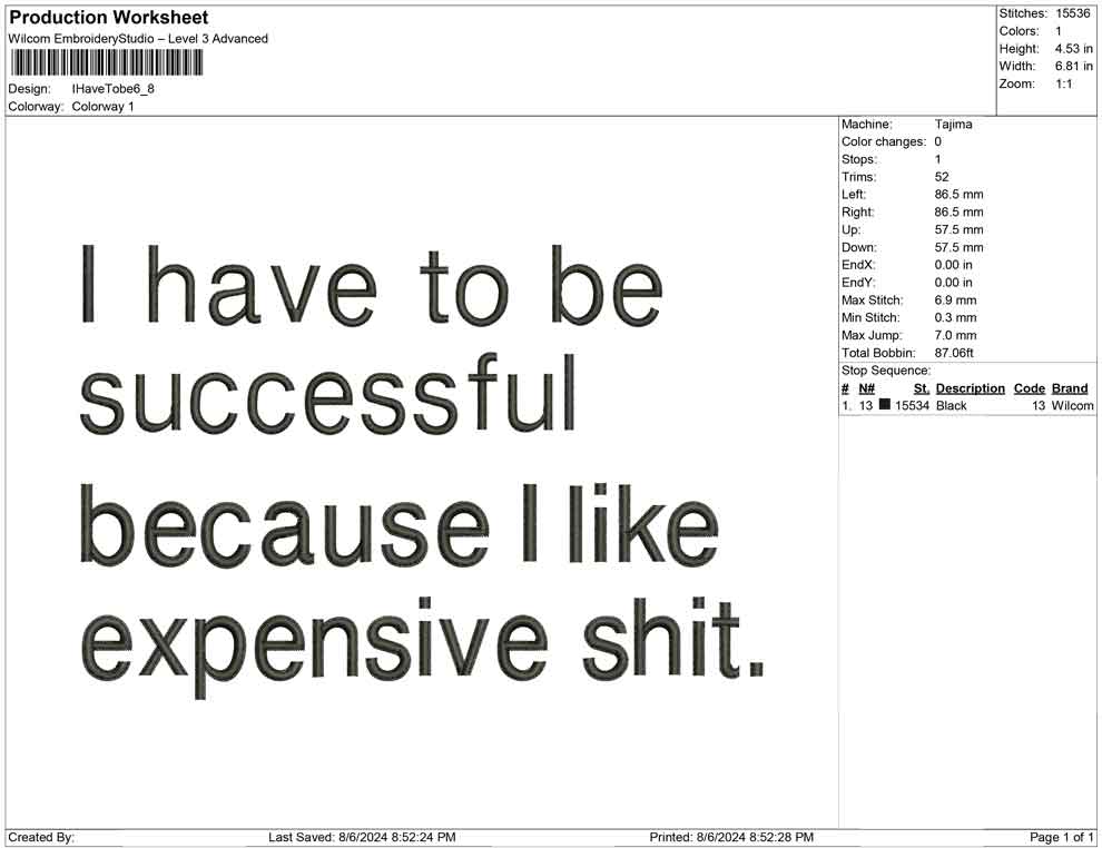 I have to be