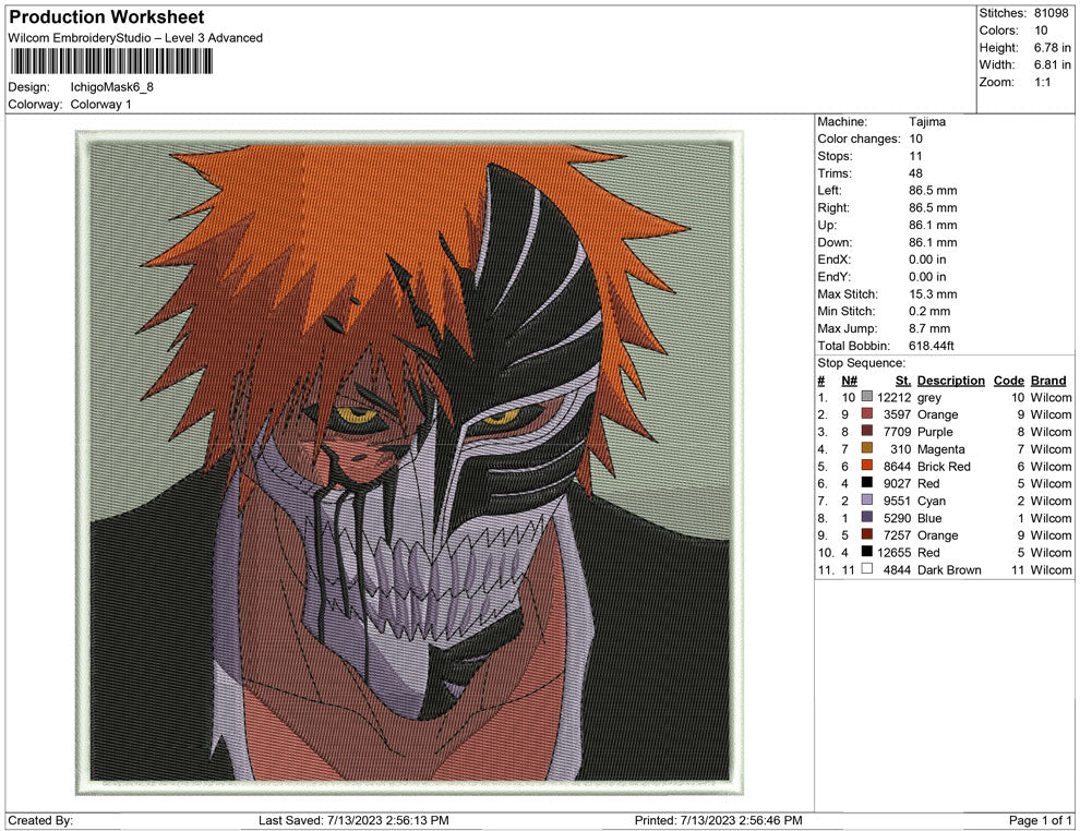 Ichigo kurosaki Mask