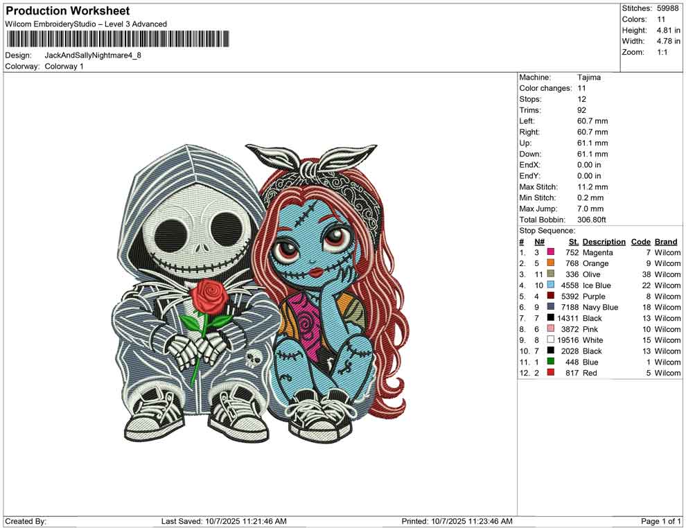 Jack And Sally Nightmare