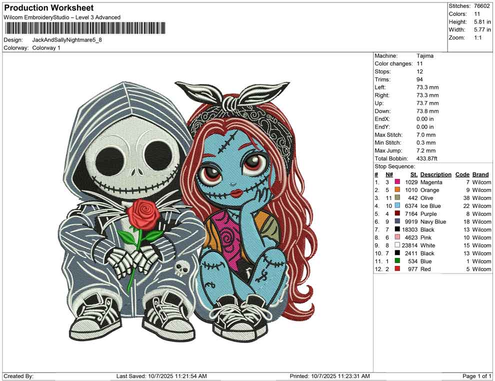 Jack And Sally Nightmare