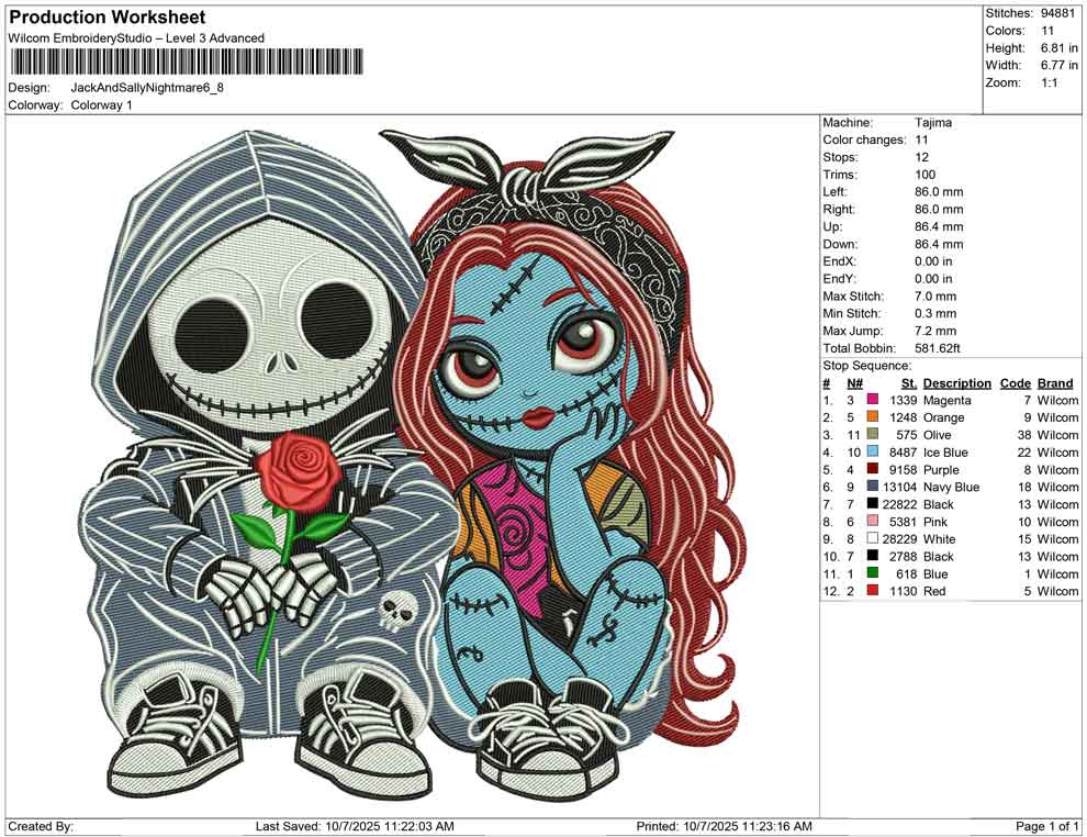 Jack And Sally Nightmare