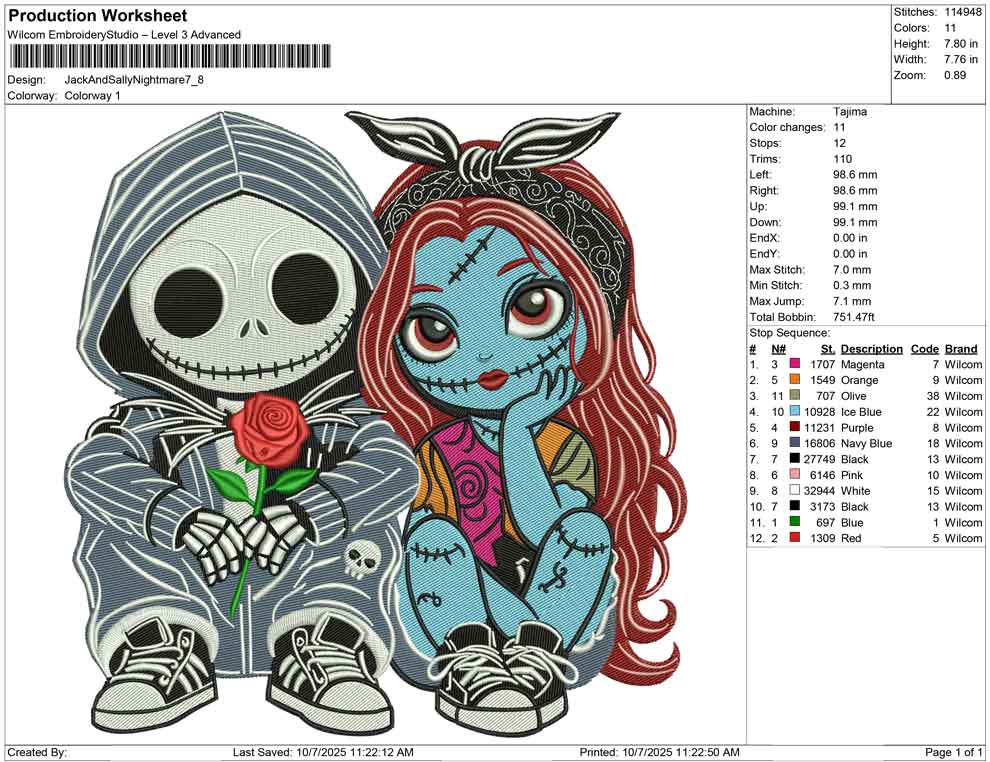 Jack And Sally Nightmare