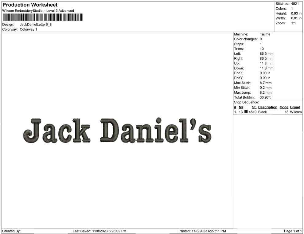 Jack Daniel Leter