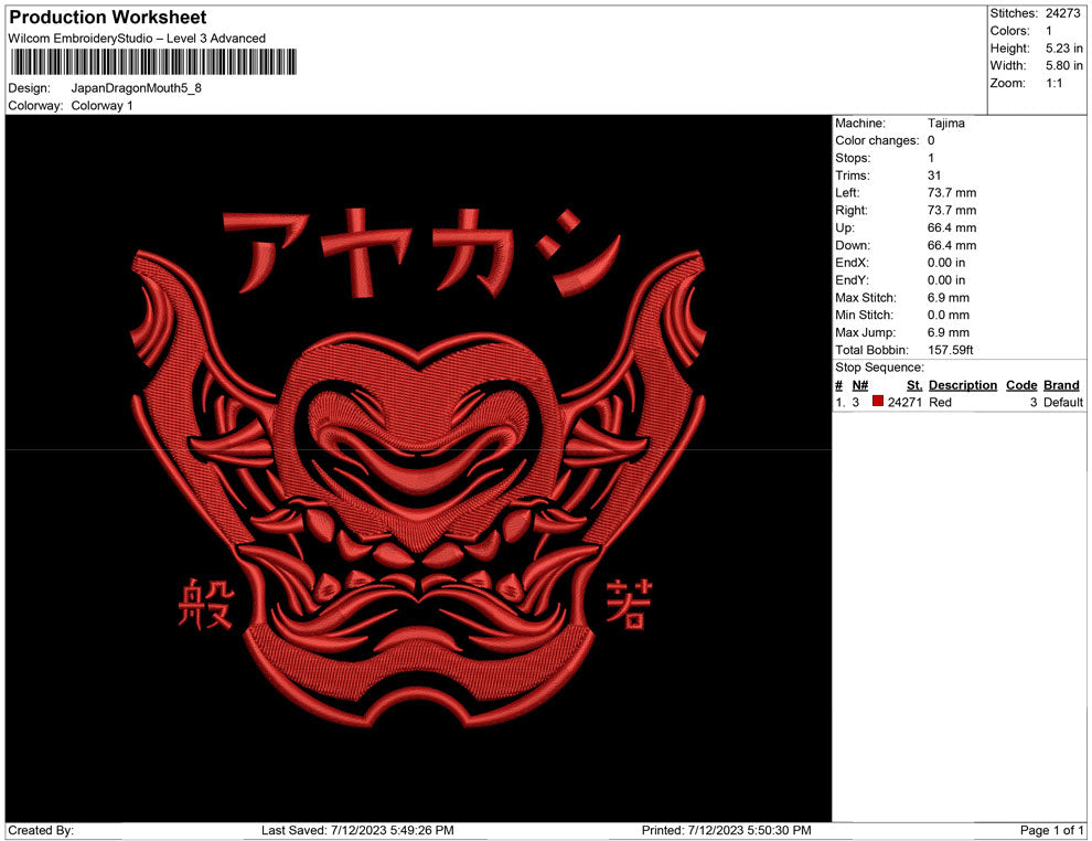 Japan Dragon Mouth