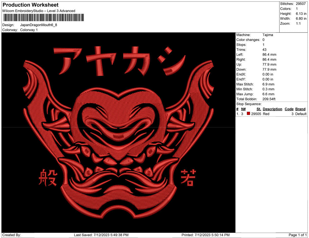 Japan Dragon Mouth