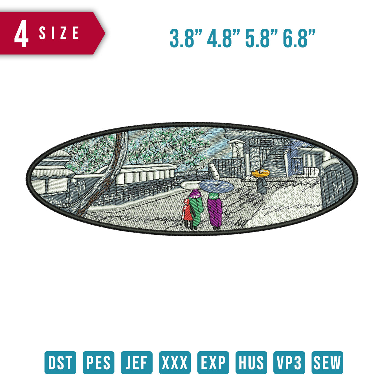 Japan Oval Panoramic