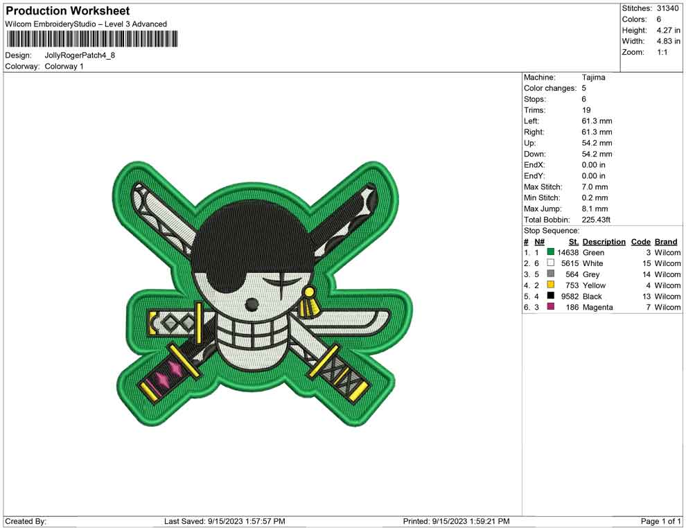 Jolly Roger Patch