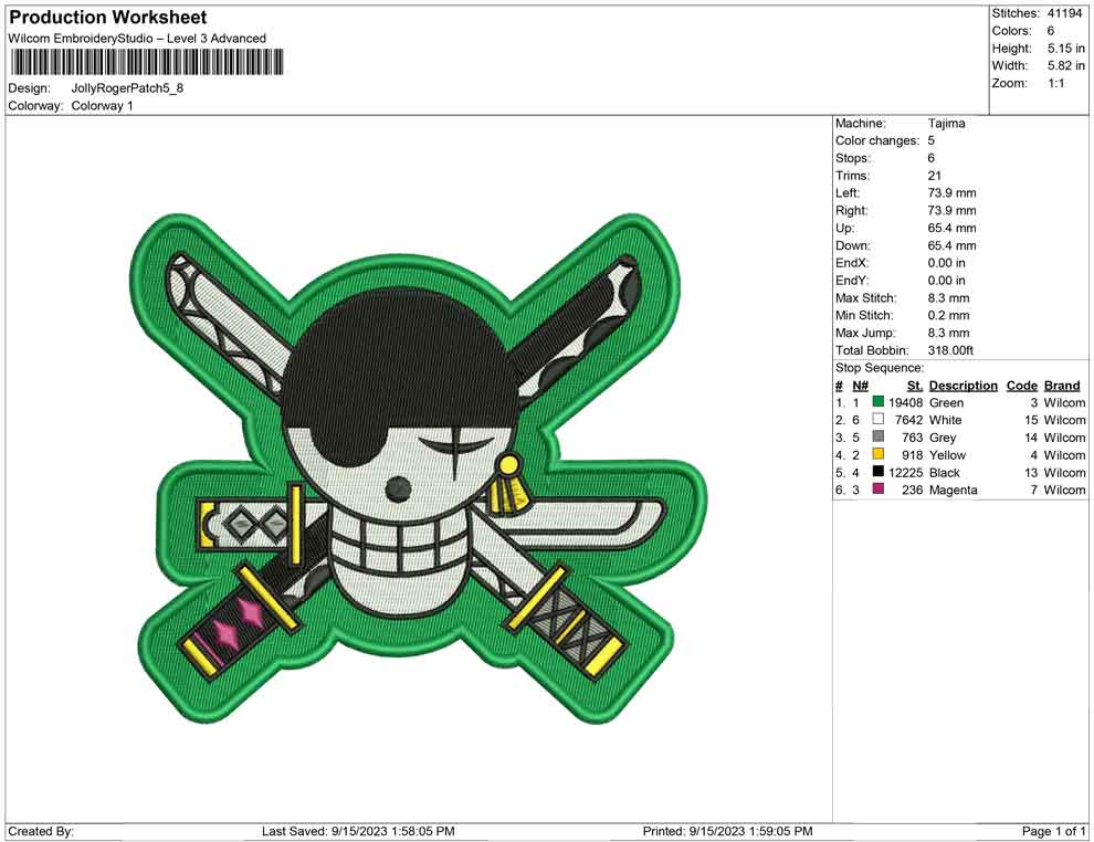 Jolly Roger Patch