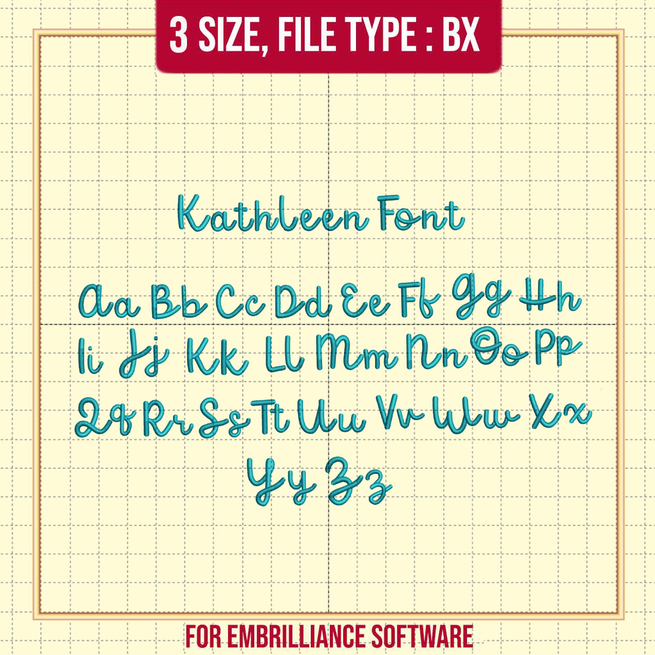 Kathleen 3D Font BX