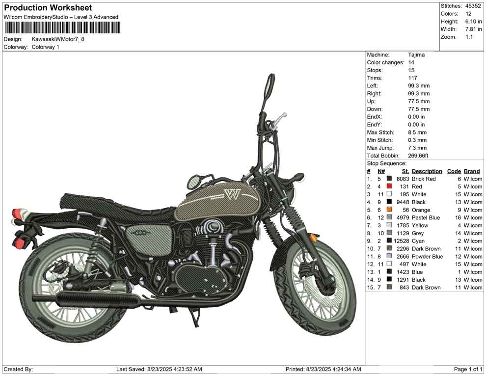 Kawasaki W Motor