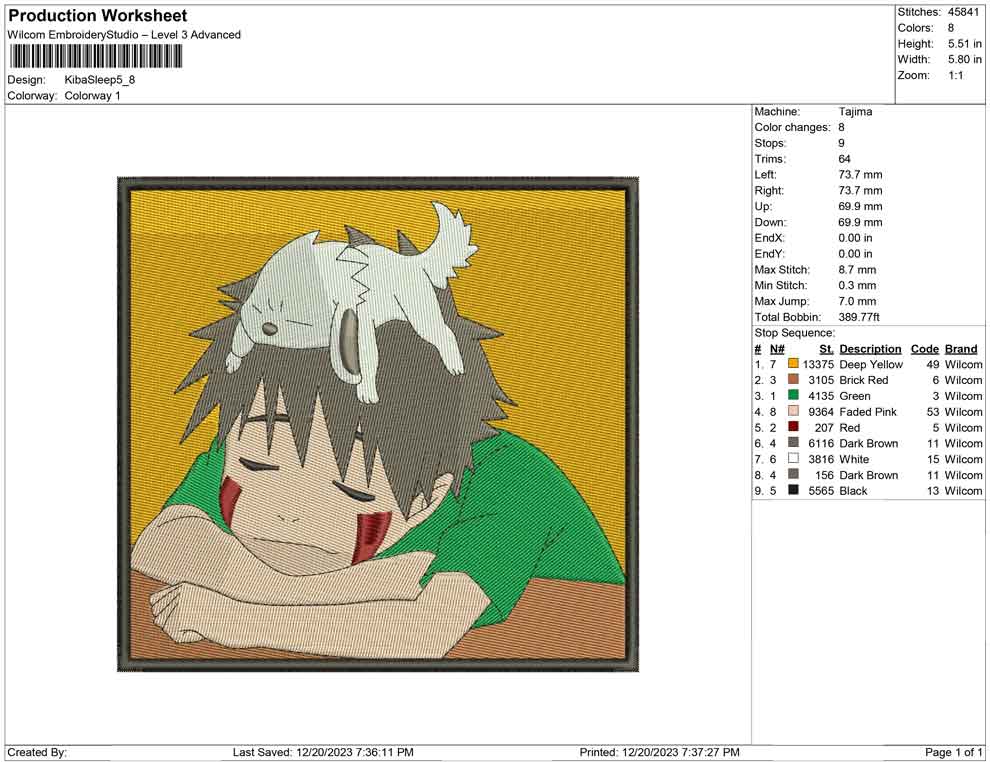 Kiba Sleep