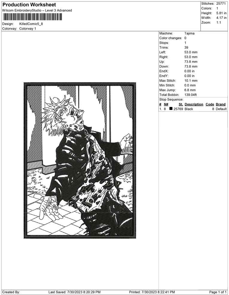Killed Comic