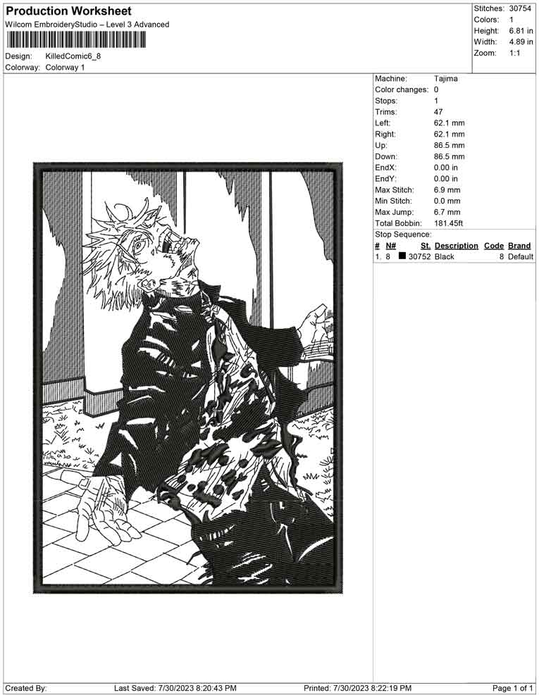 Killed Comic