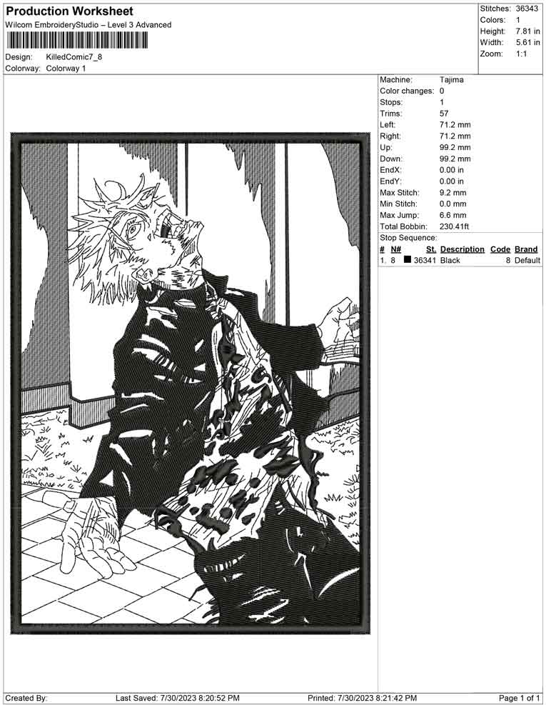 Killed Comic