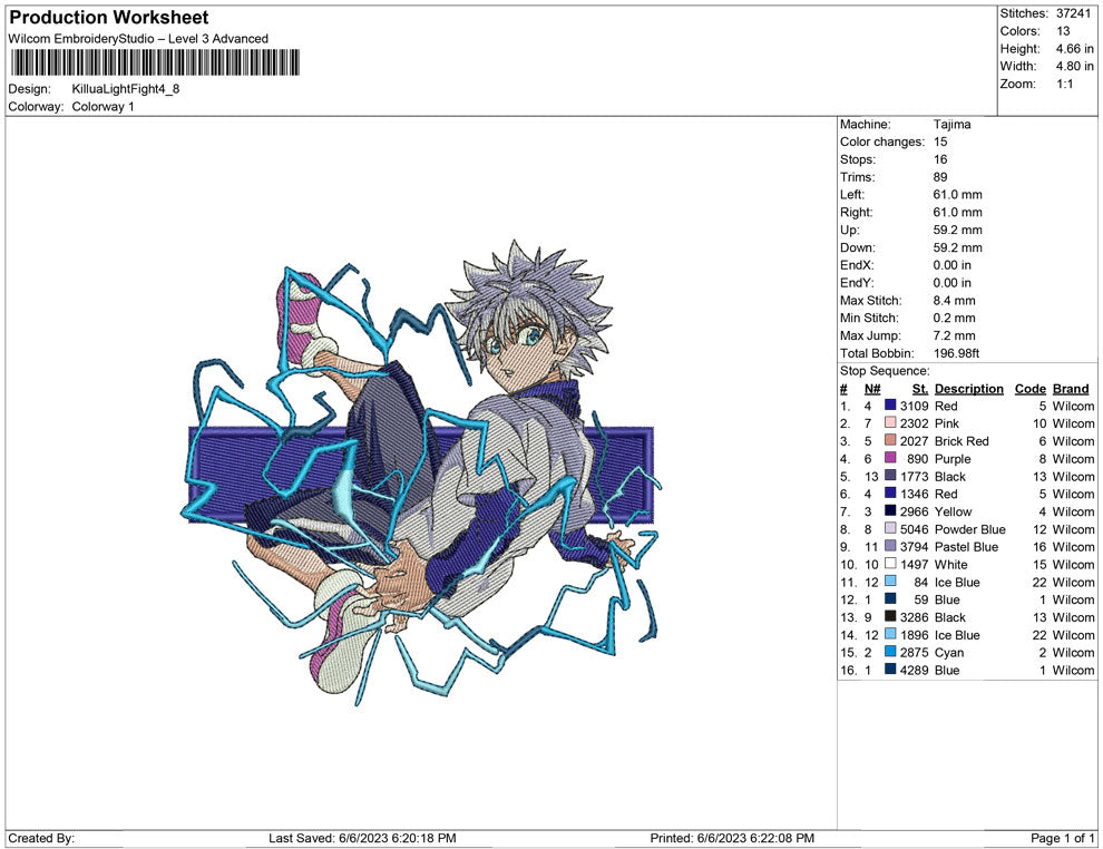 Killua Light Fight