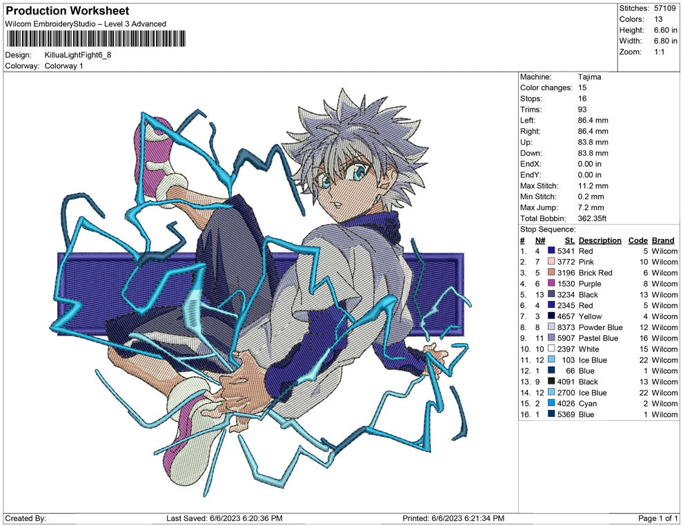 Killua Light Fight