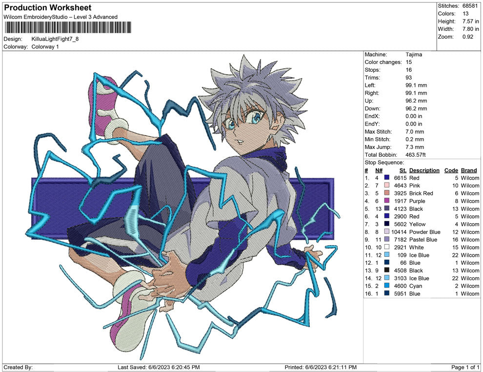 Killua Light Fight