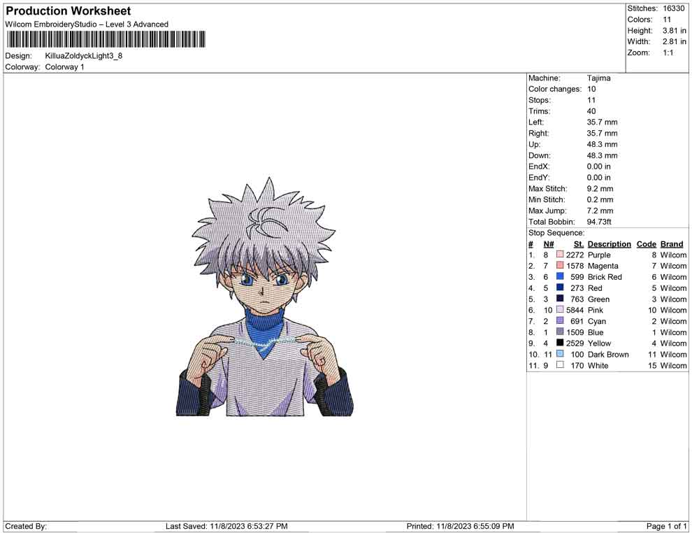 Killua Zoldick Light
