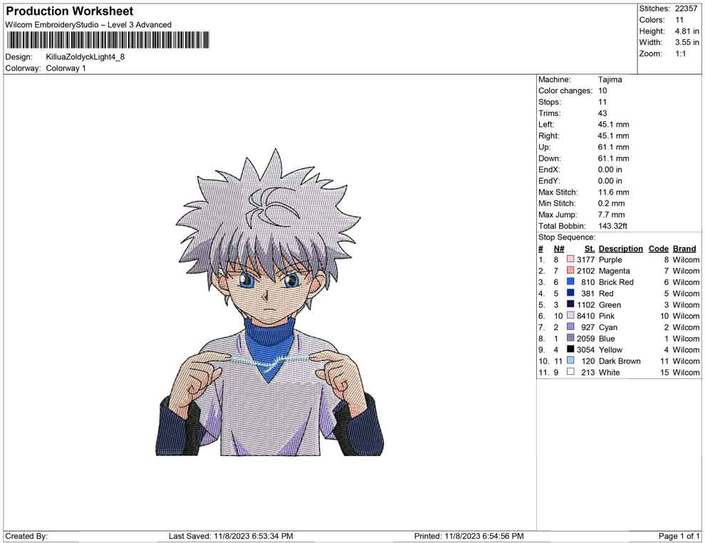 Killua Zoldick Light