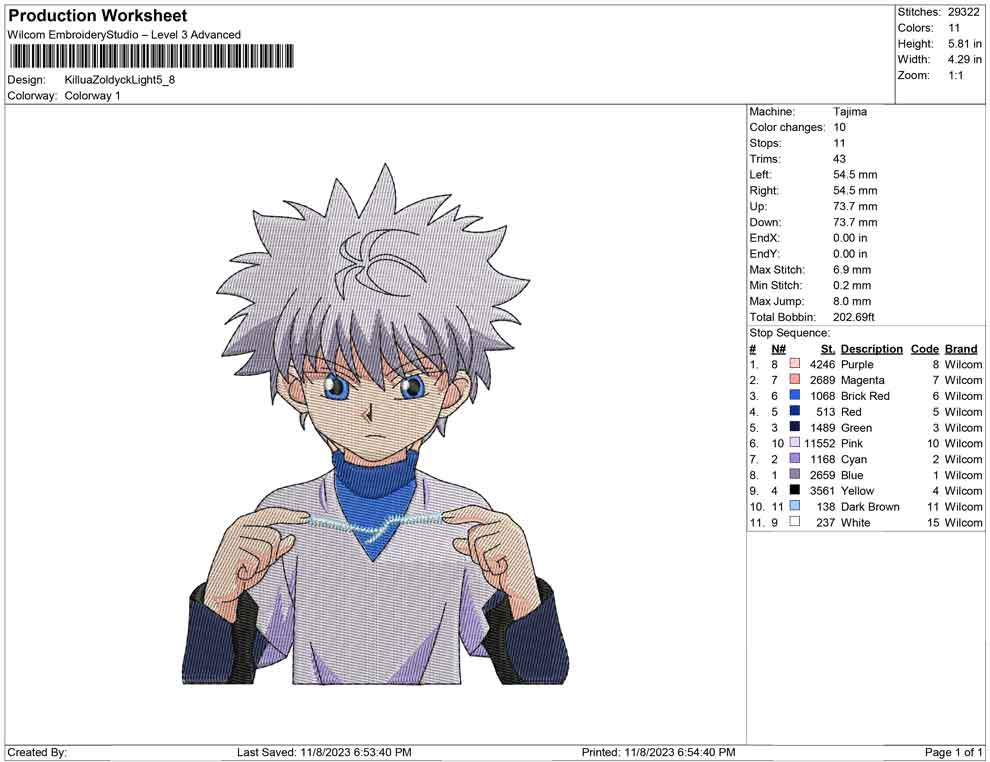 Killua Zoldick Light
