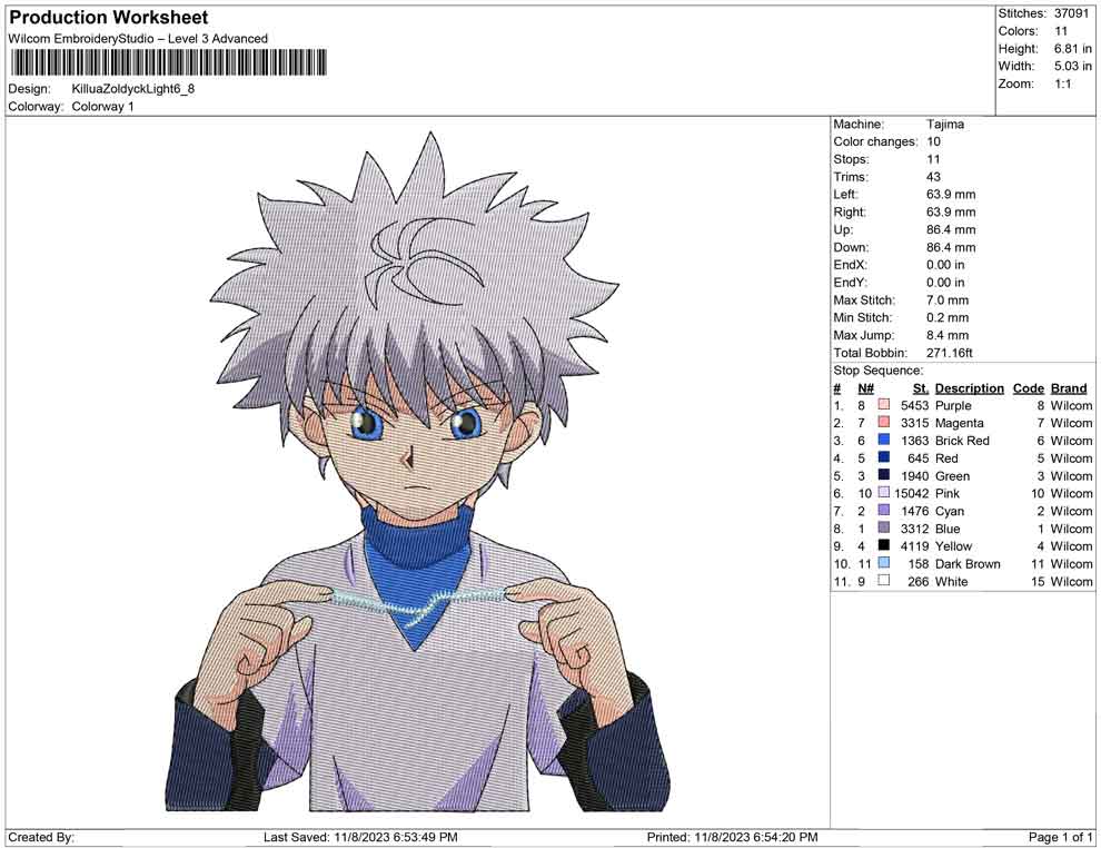 Killua Zoldick Light