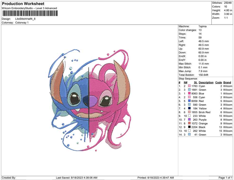 Lilo Stitch Half
