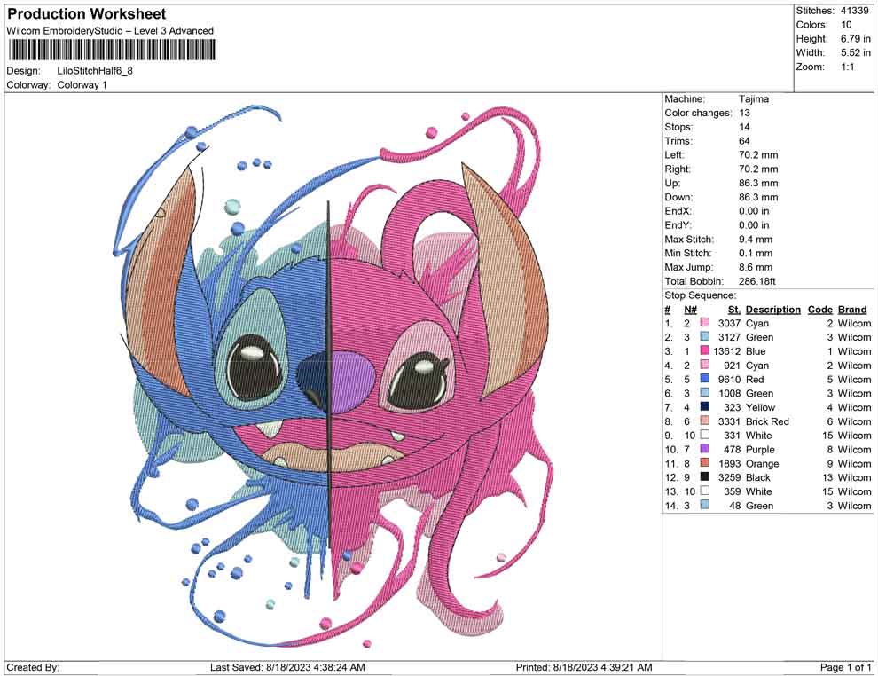 Lilo Stitch Half