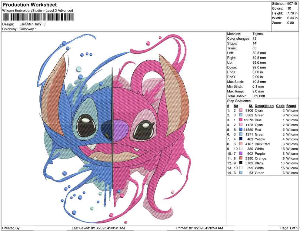 Lilo Stitch Half