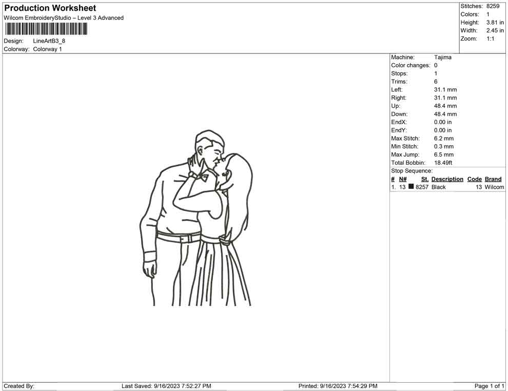 Line Art B