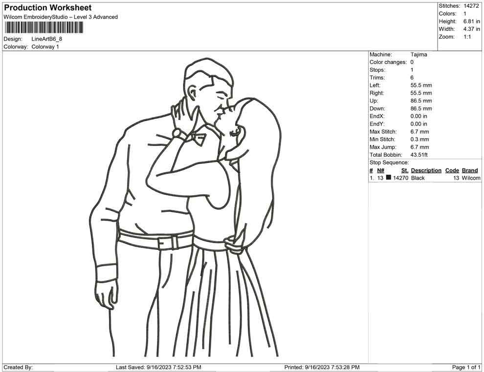 Line Art B