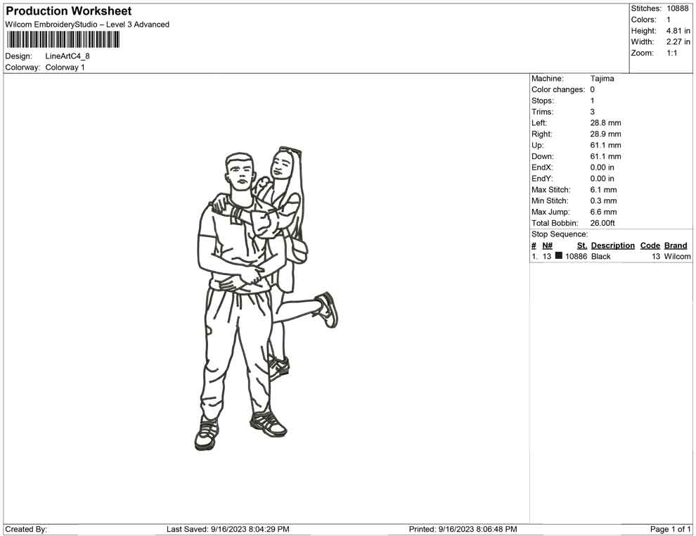 Line Art C