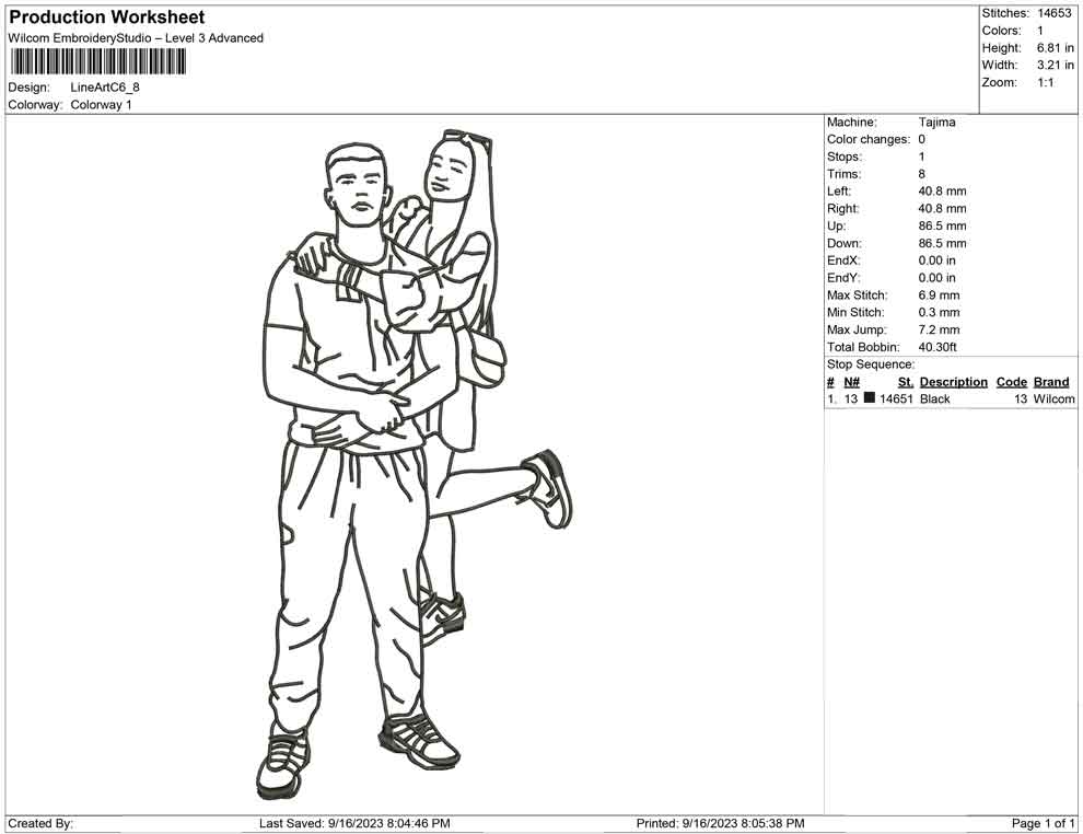 Line Art C