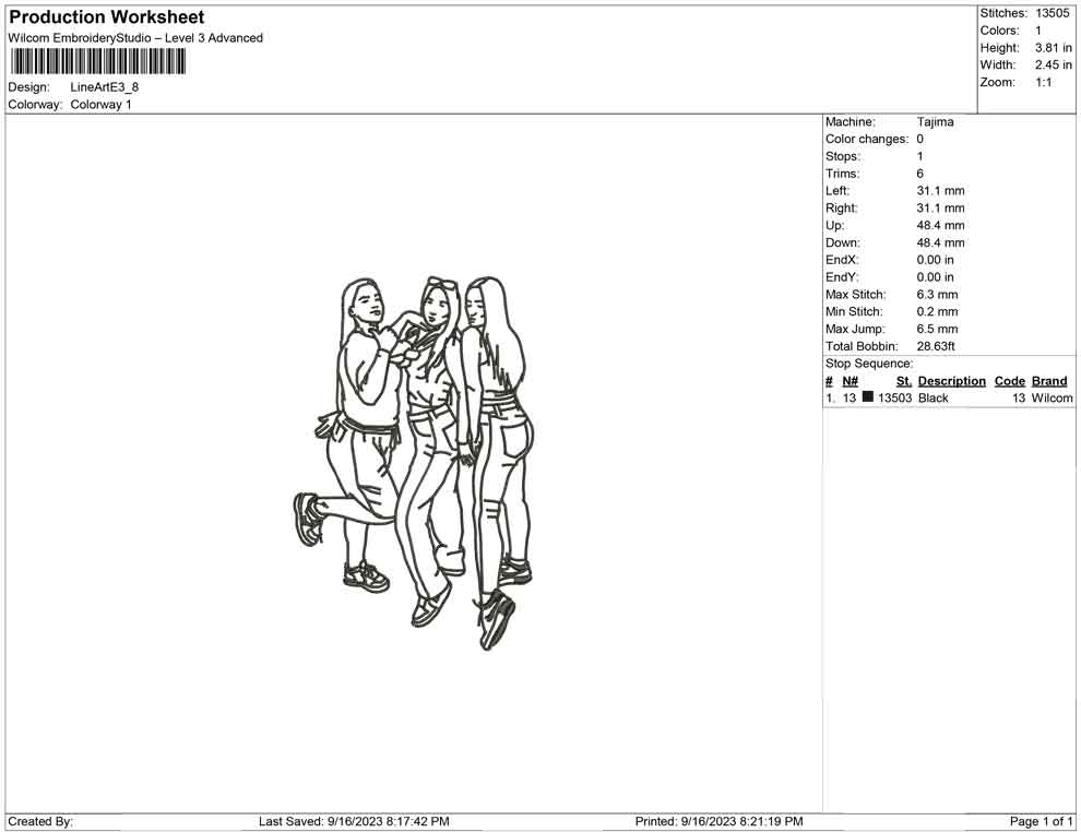 Line Art E