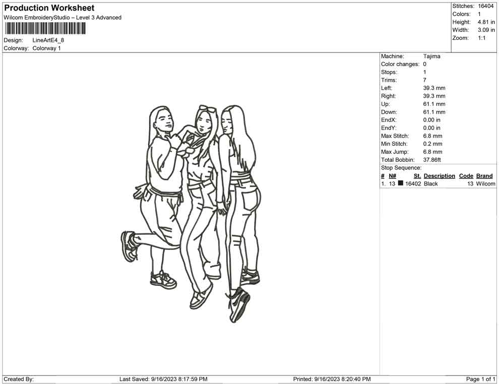 Line Art E