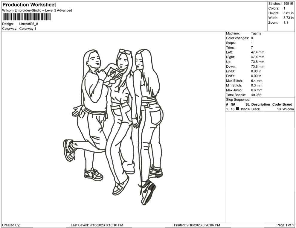 Line Art E