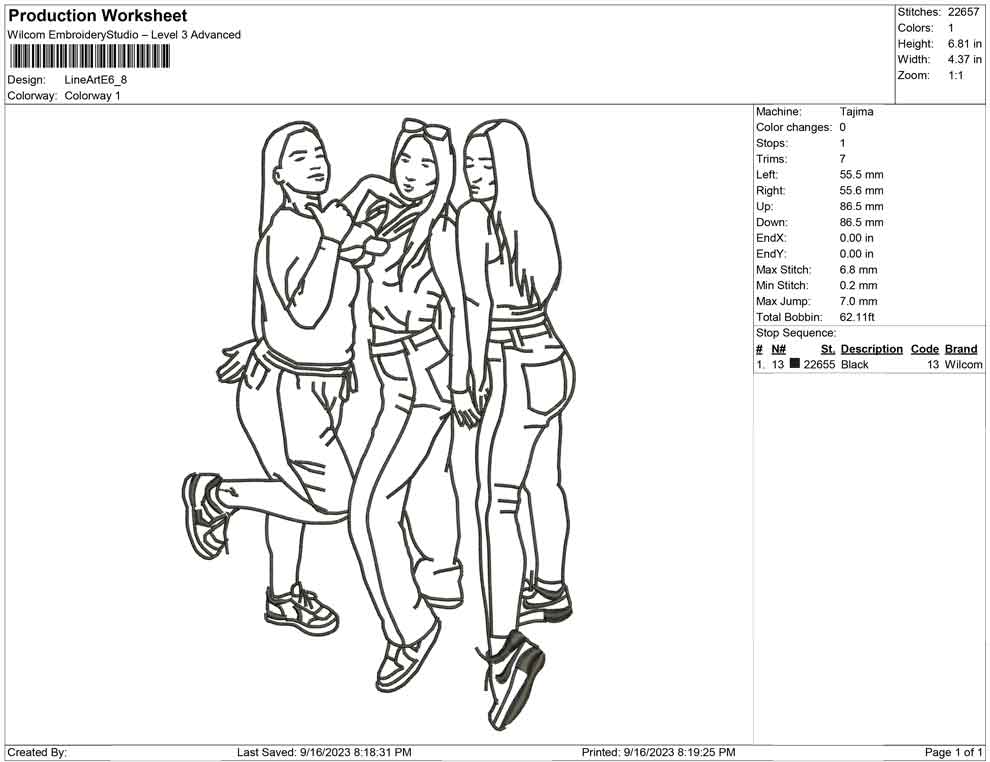 Line Art E