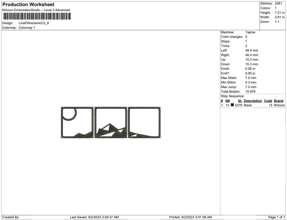 Line Art Panoramic C