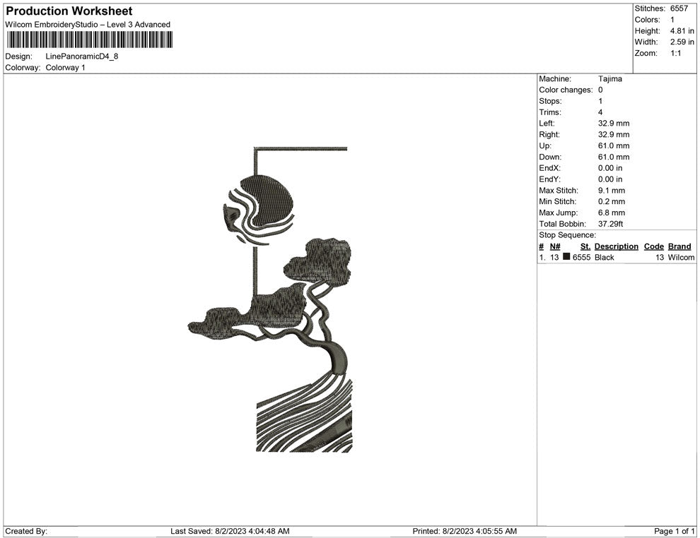 Line Art Panoramic D