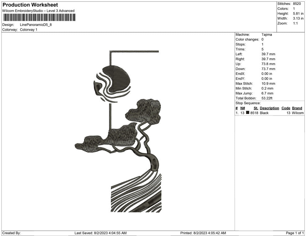 Line Art Panoramic D