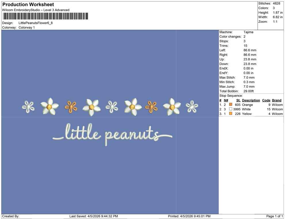 Little Peanuts Flower
