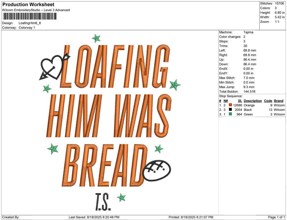 Loafing Him