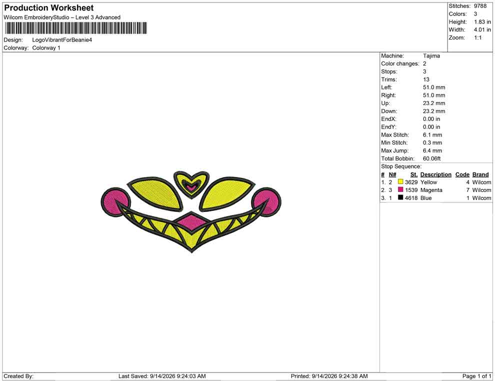 Logo Vibrant For Beanie