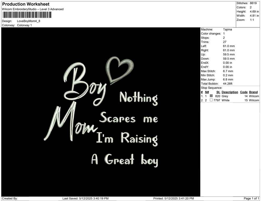 Love Boy Mom