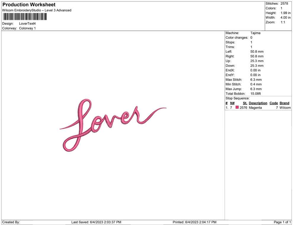 Lover Text