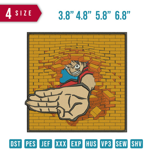 Luffy Scratch Brick
