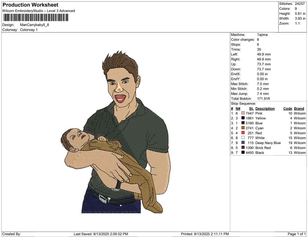 Man Carry baby