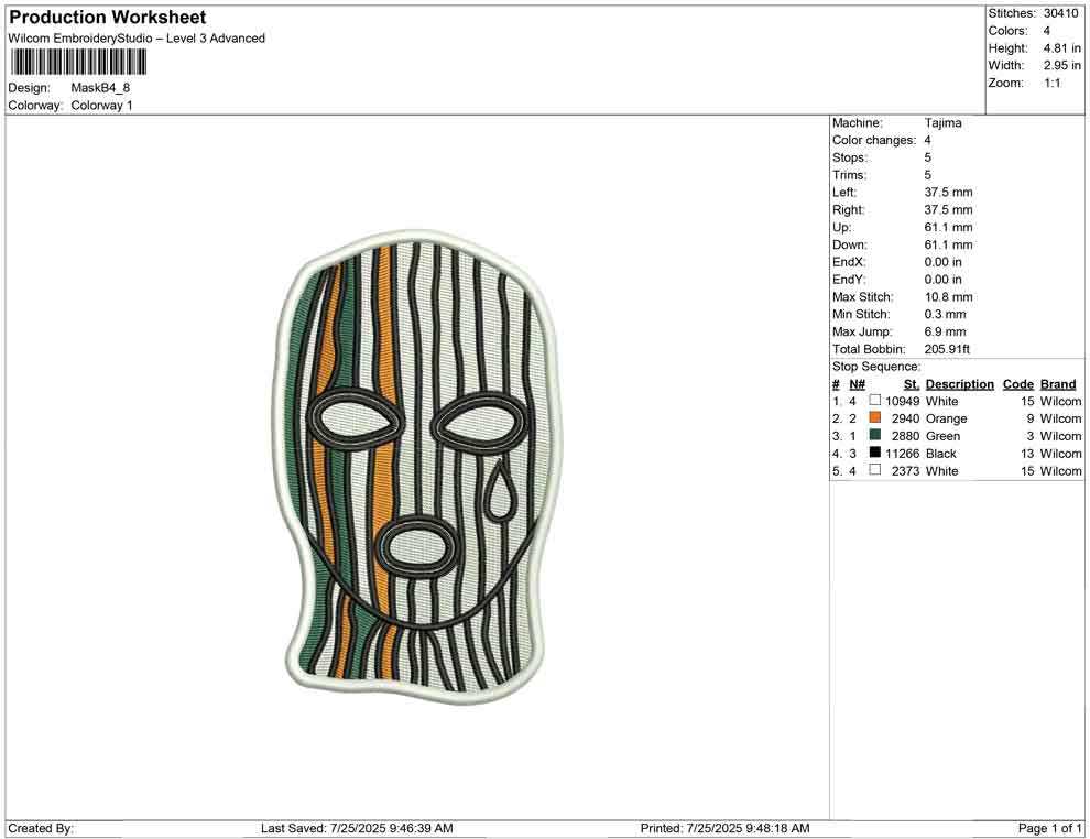 Mask B