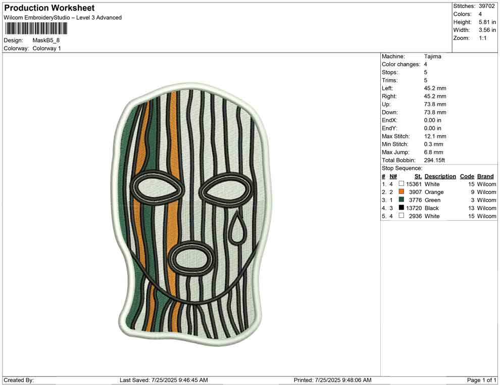 Mask B