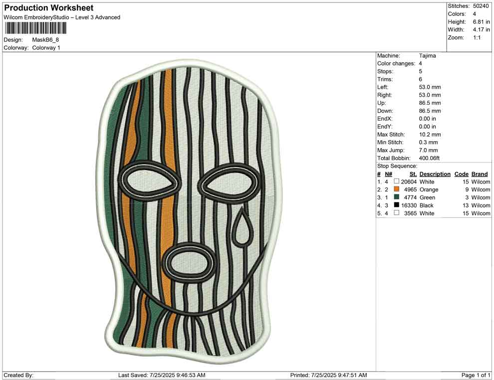 Mask B